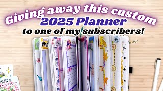 Full Flipthru of a Custom 2025 PLANNER 📖 heartwarming [upl. by Mukul]