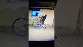 same trick ralf lange 1987 23y ralf ney 2024 57y on sunday bmx bmxstreet bmxlife mtb bikelife [upl. by Audra]