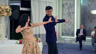 Bride and Grooms Engagement Sangeet Bollywood Dance AniketKiKaushmiri [upl. by Cecilio934]