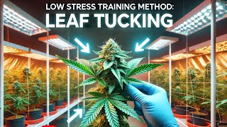 Low Stress Training Method Leaf Tucking [upl. by Rica589]