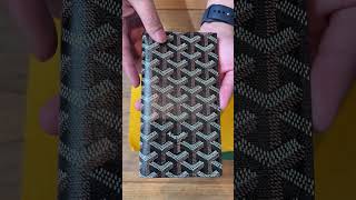 unboxing goyard SaintRoch long wallet [upl. by Novihs933]