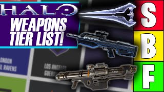 HALO Infinite Weapons Tier List All 22 Guns in Halo Infinite Ranked [upl. by Nodanrb780]