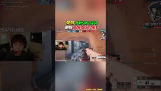 SPOIT plays r6 with iron sight only spoit shorts rainbowsixsiege r6 r6shorts highlights [upl. by Imelida441]