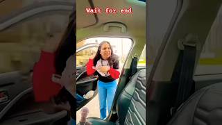 car driving girls reaction comedy youtubeshorts shorts ytshorts viralshort trending [upl. by Valora]