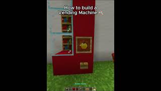 Minecraft Vending Machine Tutorial minecraft [upl. by Phylys]