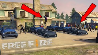 CONCURSO de SALTOS con CARROS en FREE FIRE minijuego  Jonbtc [upl. by Earaj343]