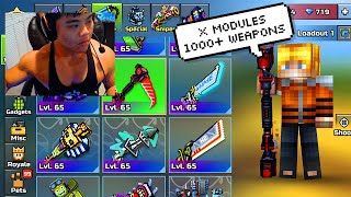 I got Gifted Richest Pixel Gun 3D Account for FREE 1000 Weapons X Modules [upl. by Akinimod]