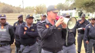 SAPS Brigadier Calitz briefing [upl. by Irene479]