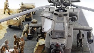 135 Diorama Apache AH64D Longbow Egypt [upl. by Htiderem]