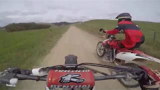 CRF250R vs CRF450R [upl. by Bartel446]