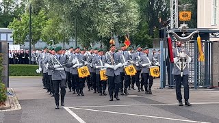 20 Juli 2023 Einmarsch Stabsmusikkorps der BundeswehrWachbataillon BMVg  Feierliches Gelöbnis [upl. by Iretak]