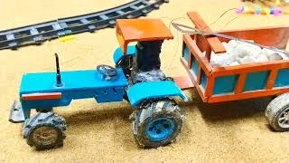 diy diorama tractor making mini science project keepvilla [upl. by Nidnarb]