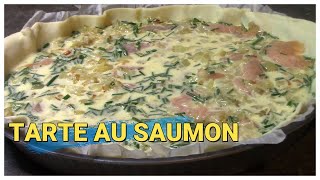 QUICHE AU SAUMON POIREAUX la recette très simple et très bonne 28 [upl. by Nassir929]