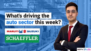 Maruti Suzuki and Schaeffler The Stocks That Dominated The Auto Sector This Week [upl. by Annair867]