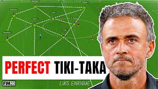 Luis Enrique SENSATIONAL 433  24000 Passes amp 66 Possession  Best FM23 Tactics [upl. by Oakley]