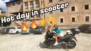 Aria bollente in scooter 🛵🔥🔥Kymco AK550 [upl. by Hcone261]