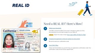 How To Renew your Drivers License with Real ID  California Real ID  Step by Step [upl. by Emyam]