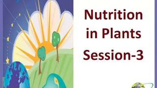 CBSE class 07 science nutrition in plants video session 3 [upl. by Eenitsed]