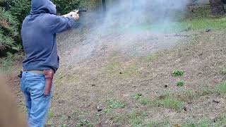 shooting my Pietta 1851 navy in 44 cal [upl. by Clemente]