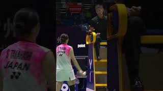 Carolina Marin cheated on court shorts badminton carolinamarin [upl. by Atsillak]