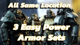 The 3 Easiest Power Armor sets in Fallout 4 [upl. by Ybanrab]