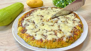 Einfach 3 Kartoffeln und 2 Zucchini reiben Leckeres Zucchini Kartoffel Rezept Günstig und einfach [upl. by Dorita]