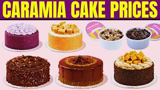 Caramia Cake Price 2024 Near Me  Brithday Dedication Anniversary Cake Menu with Price List [upl. by Pleione]