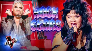 Sensational ROCK STARS Smashing the Blind Auditions of The Voice [upl. by Aggappora]