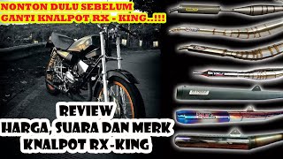 HARGA SUARA DAN MEREK KNALPOT RACING RX KING [upl. by Inej]