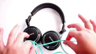 Sony MDRV55 DJ headphones Honest Review [upl. by Shotton672]