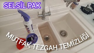 SELSİL PAK İle Mutfak Tezgah Lavabo Temizliği [upl. by Karisa941]