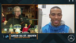 AmonRa St Brown on the Dan Patrick Show Full Interview  102324 [upl. by Neilla]