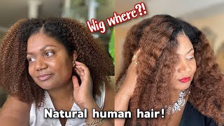 New hair Color  Watch me go from Curly to Straight amp back hergivenhair naturalhairwig [upl. by Bruni]