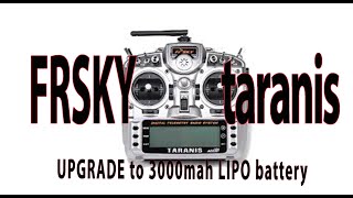 Frsky TARANIS battery mod [upl. by Boardman]