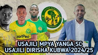 USAJILI YANGA 2024 NA 2025 Orodha Ya Wachezaji Waliosajiliwa Yanga SC Usajili Yanga Leo [upl. by Dragelin]