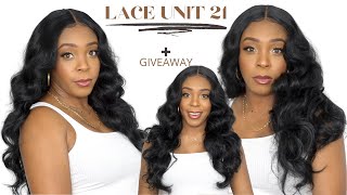 Sensationnel Synthetic Hair Dashly HD Lace Front Wig  LACE UNIT 21 GIVEAWAY WIGTYPESCOM [upl. by Asaret]