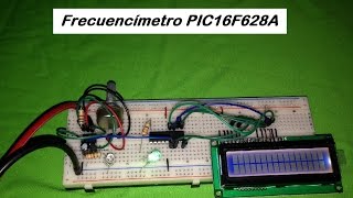 frecuencímetro con pic16f628a [upl. by Arayk]