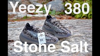 Yeezy 380 Stone Salt  Unboxing amp First Impressions [upl. by Prober226]