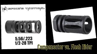 Compensator break vs flash hider [upl. by Lebana]