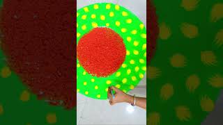 Unique Rangoli designs With ARTIST SHIKHA SHARMA 😍 shorts rangoli diwali [upl. by Tudor]