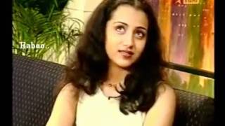 Trisha First Interview  she was said not like cinema now [upl. by Volkan219]