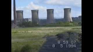 Agecroft Power Station Demolition 8th May 1994 [upl. by Sirtimed]