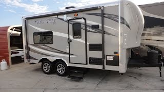 Half Ton Tow 15ft Self Contained Work And Play Toy Hauler 2015 WPT 16UL 129 [upl. by Enidlarej]