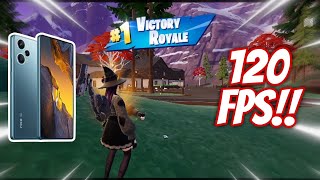 Fortnite Mobile 120 FPS 😳 on a 250 Mobile  120 FPS tutorial Included ✅ [upl. by Gianna]