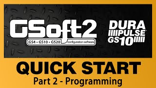 Gsoft2  Part 2  Quickest and Easiest way to Program your GS10 Durapulse drives at AutomationDirect [upl. by Inaoj]