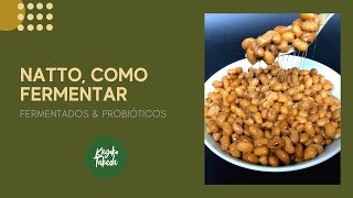 NATTO COMO FERMENTAR  ALIMENTO FERMENTADO E PROBIÓTICO [upl. by Herman]