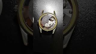 Helbros Automatic SelfWinding Vintage 1960s Movement Running [upl. by Denie459]