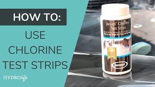 How to use Chlorine Test Strips  Chemical FAQs [upl. by Sucramaj4]