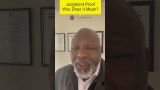 Judgment Proof What Does it Mean  Stop Debt Collector Lawsuits [upl. by Kerge]