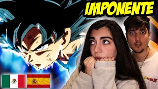 ESPAÑOLES REACCIONAN A DRAGON BALL LATINO VS ESPAÑOL🐲GOKU ULTRA INSTINTO VS JIREN🐲DRAGON BALL SUPER🐲 [upl. by Neale]